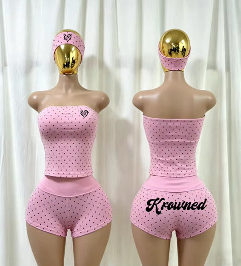 Poka Dot Baddie Set